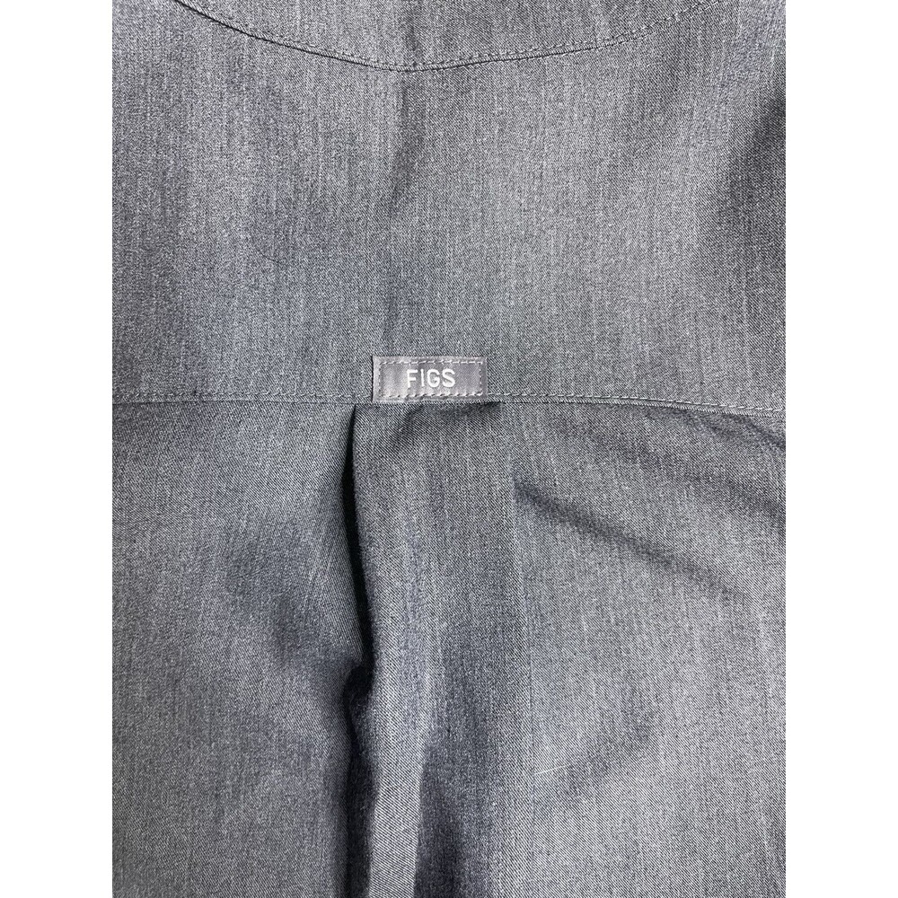 Figs Mua Pintuck Scrub Set Women Gray Technical Collection Top & Bottom size XXS - Picture 16 of 16